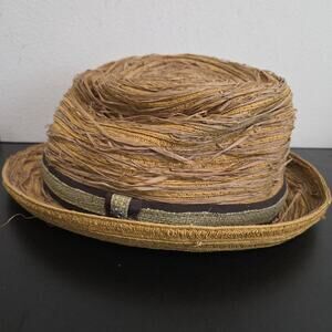 Tommy Bahama Shade Maker Fedora Hat Beach Cap Marlin Band Mens XL